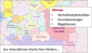 Interaktive Karte der Stomnetzbetreiber